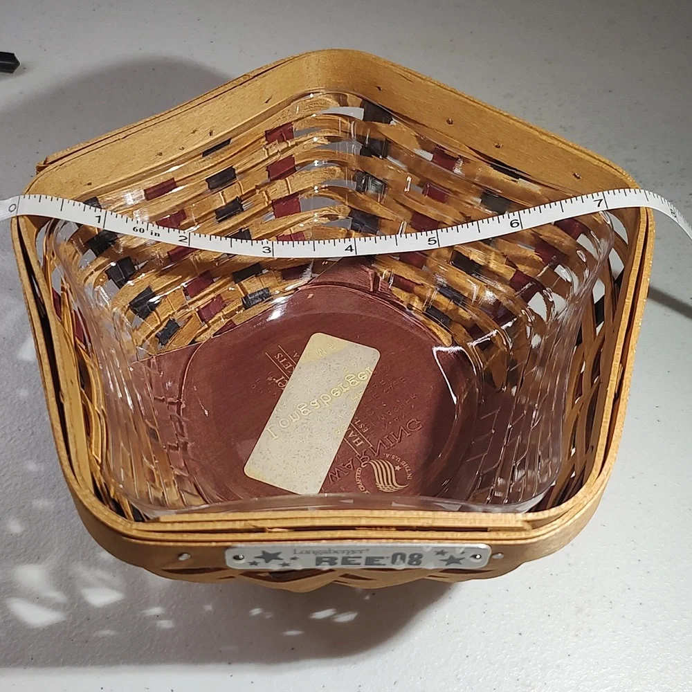 Longaberger Bee 2008 Basket & Protector